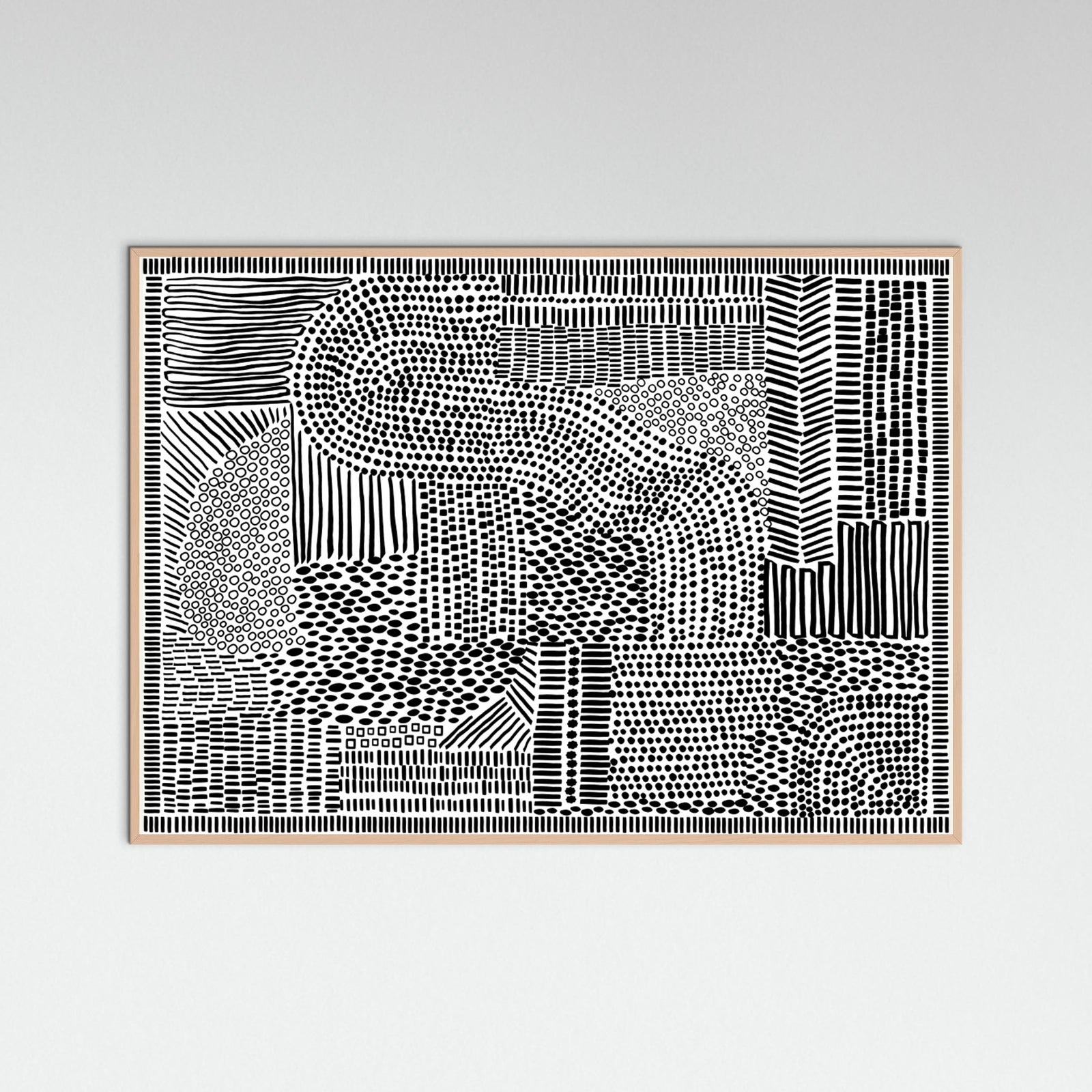 Rose Wood Tribal Tapestry Poster