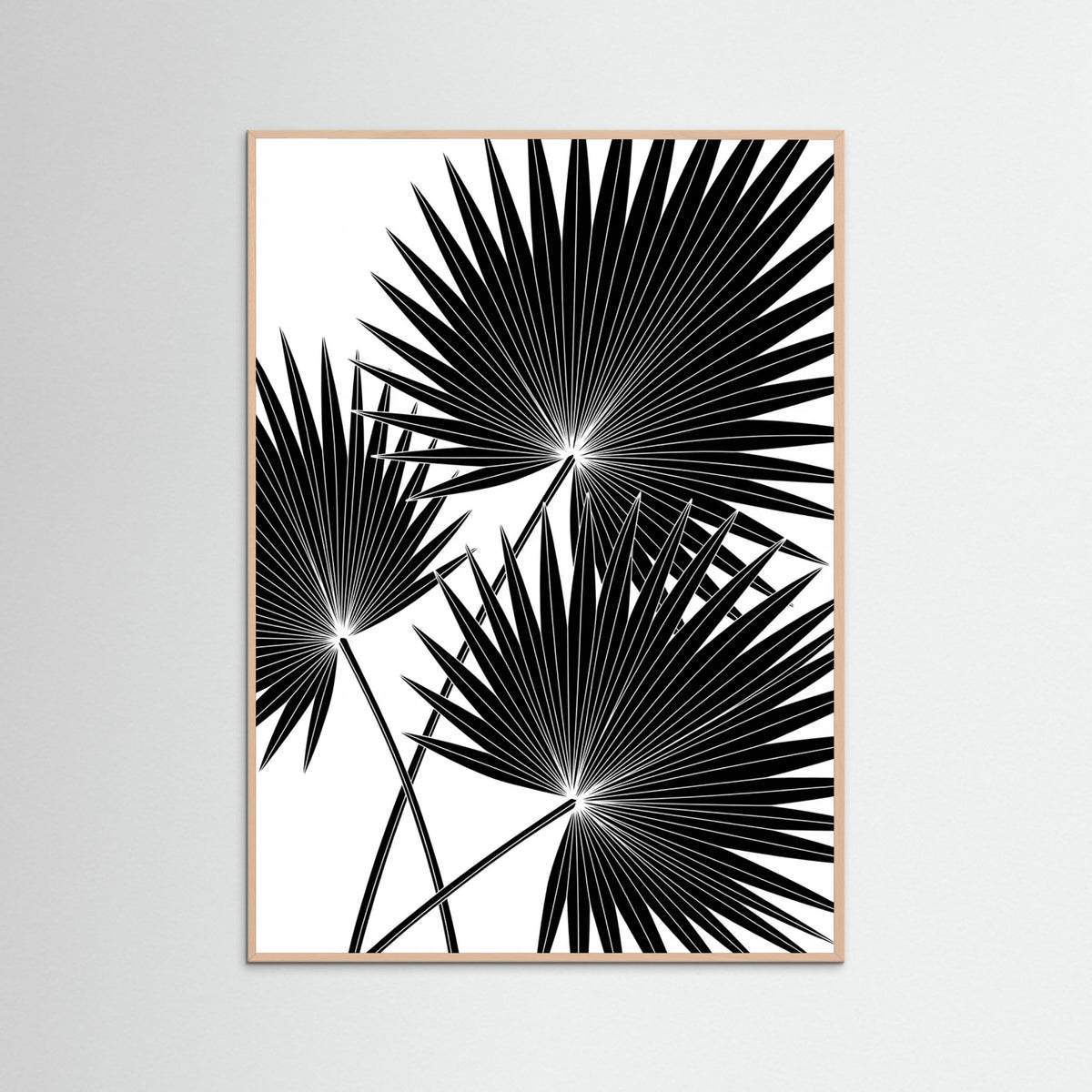 Rose Wood Tropical Silhouette