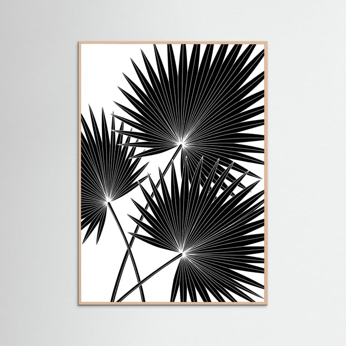 Rose Wood Tropical Silhouette
