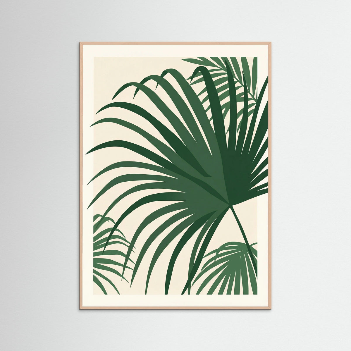 Rose Wood Tropical Silhouette