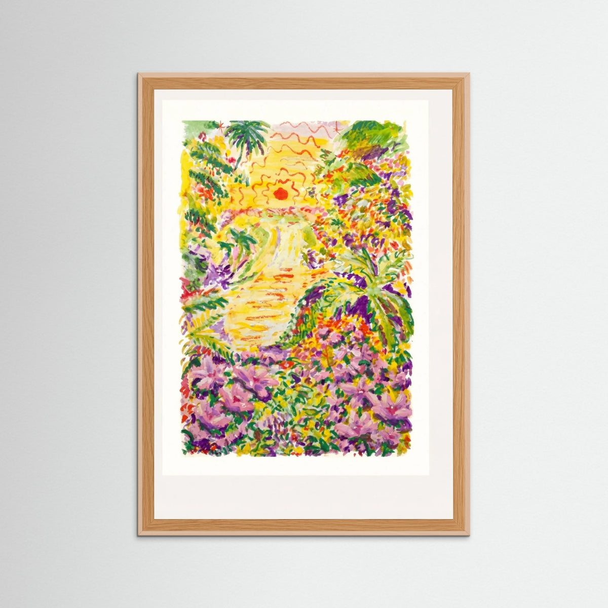 Rose Wood Tropical Sunset Radiance