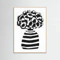 Vase Striped Poster – plakat og kunsttryk