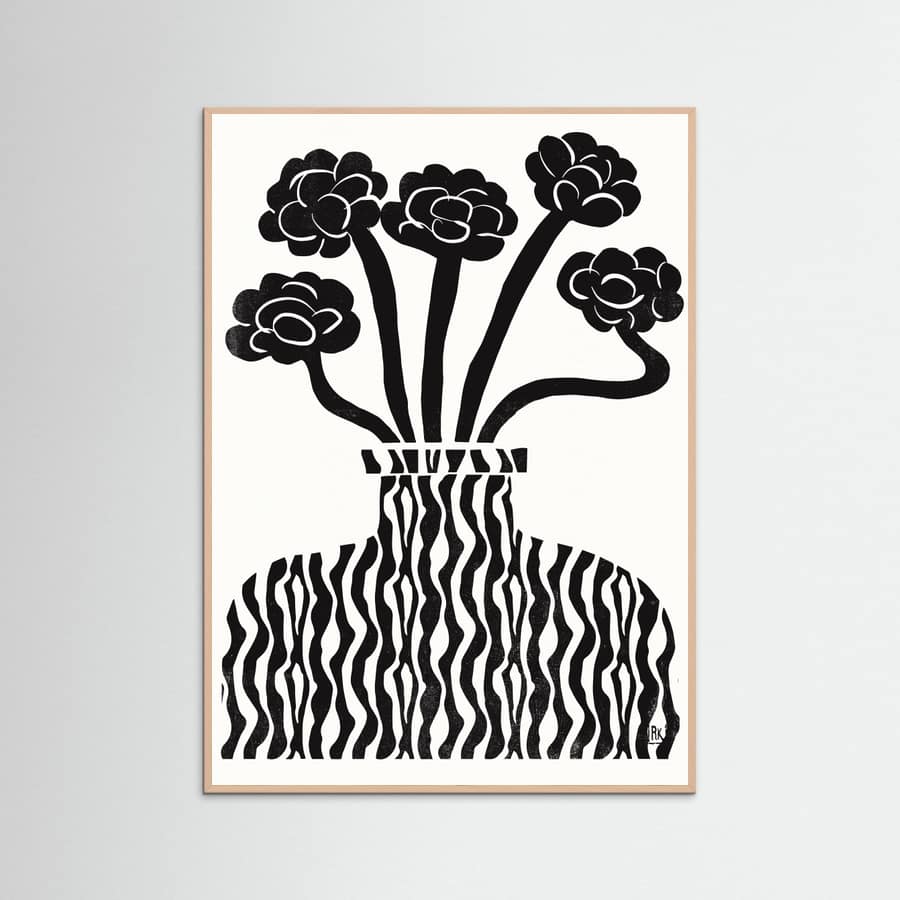 Poster Vase and Flowers 03 – poster e stampa artistica