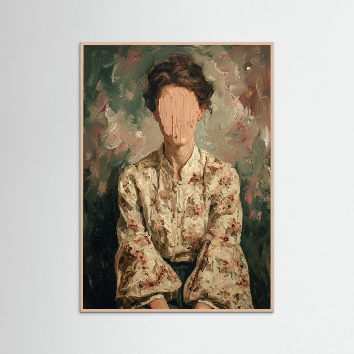 Rose Wood Veiled Portrait