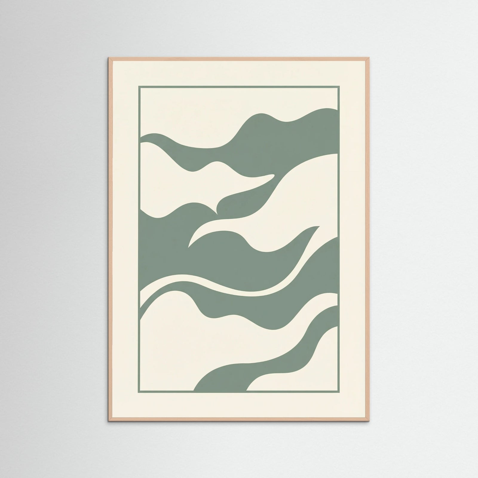 Rose Wood Verdant Abstract