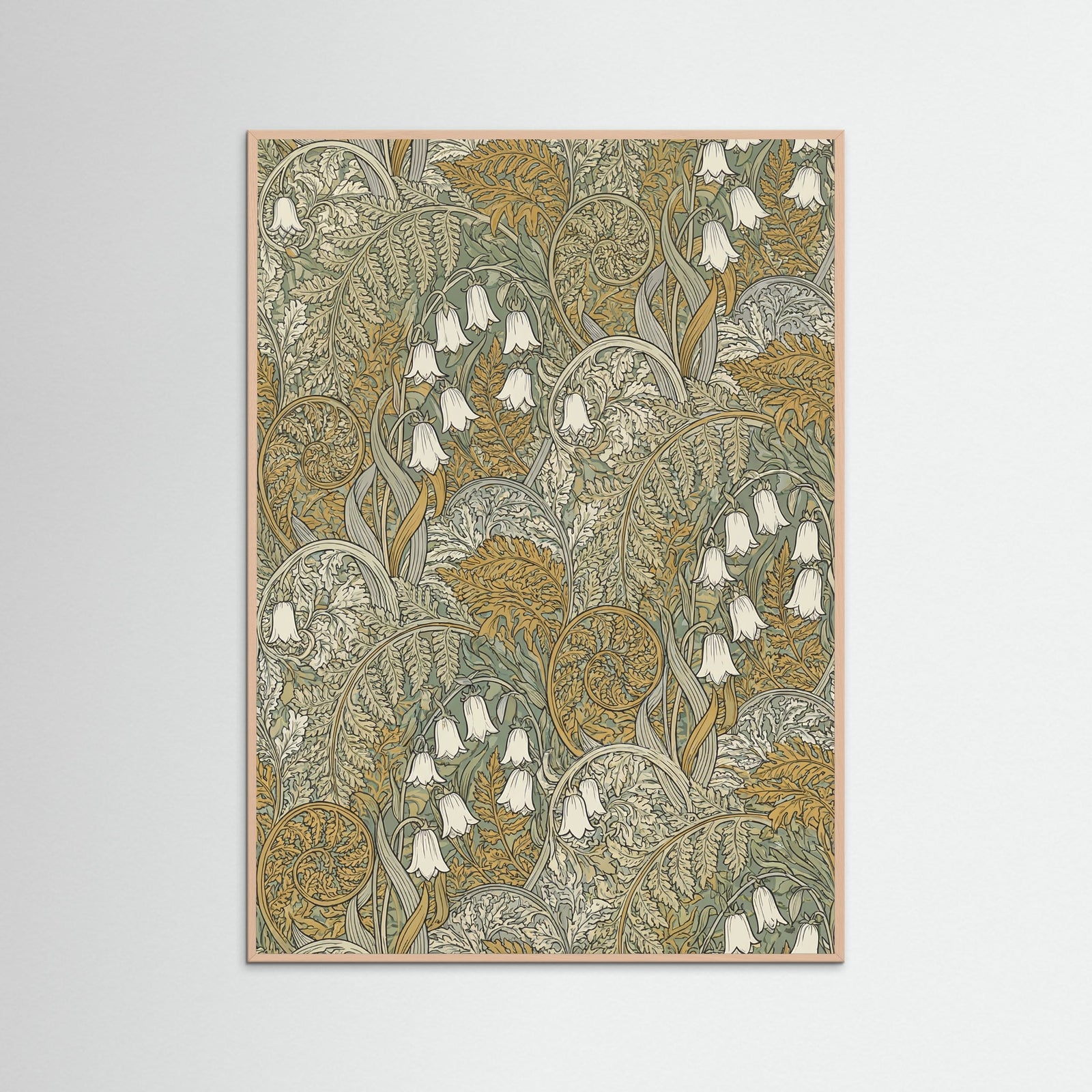 Rose Wood Verdant Pattern