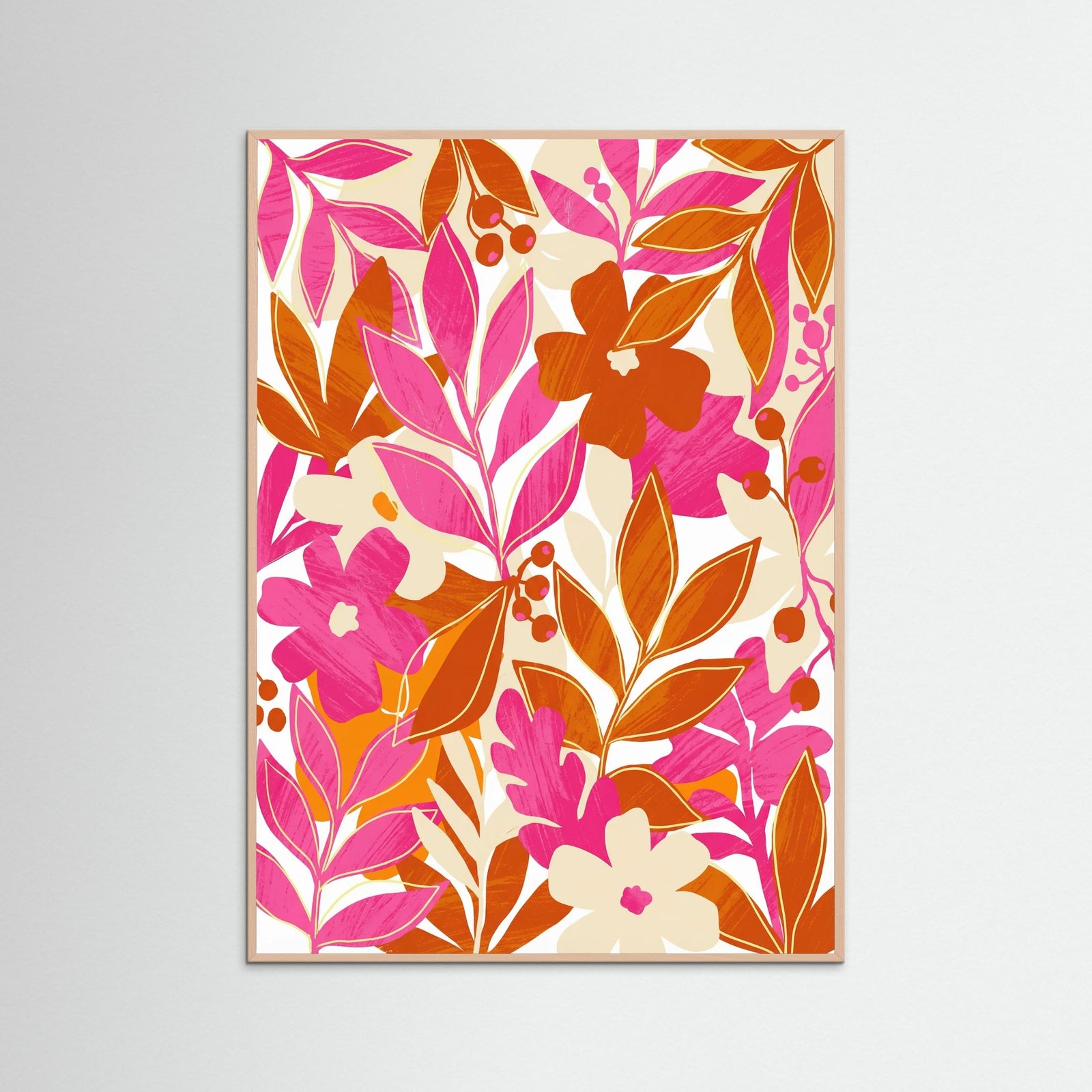 Rose Wood Vibrant Blooms