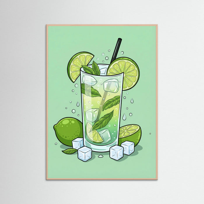 Rose Wood Vibrant Mojito Art