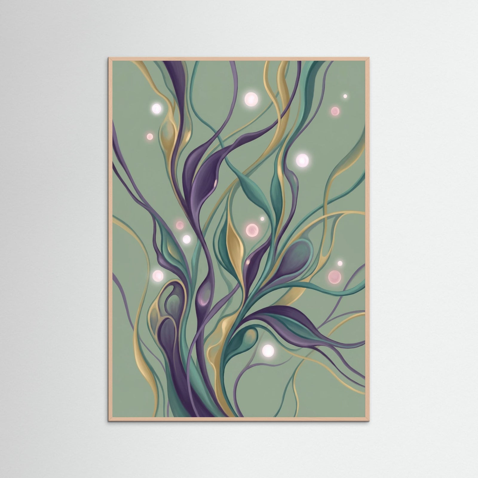 Rose Wood Vibrant Organic Forms