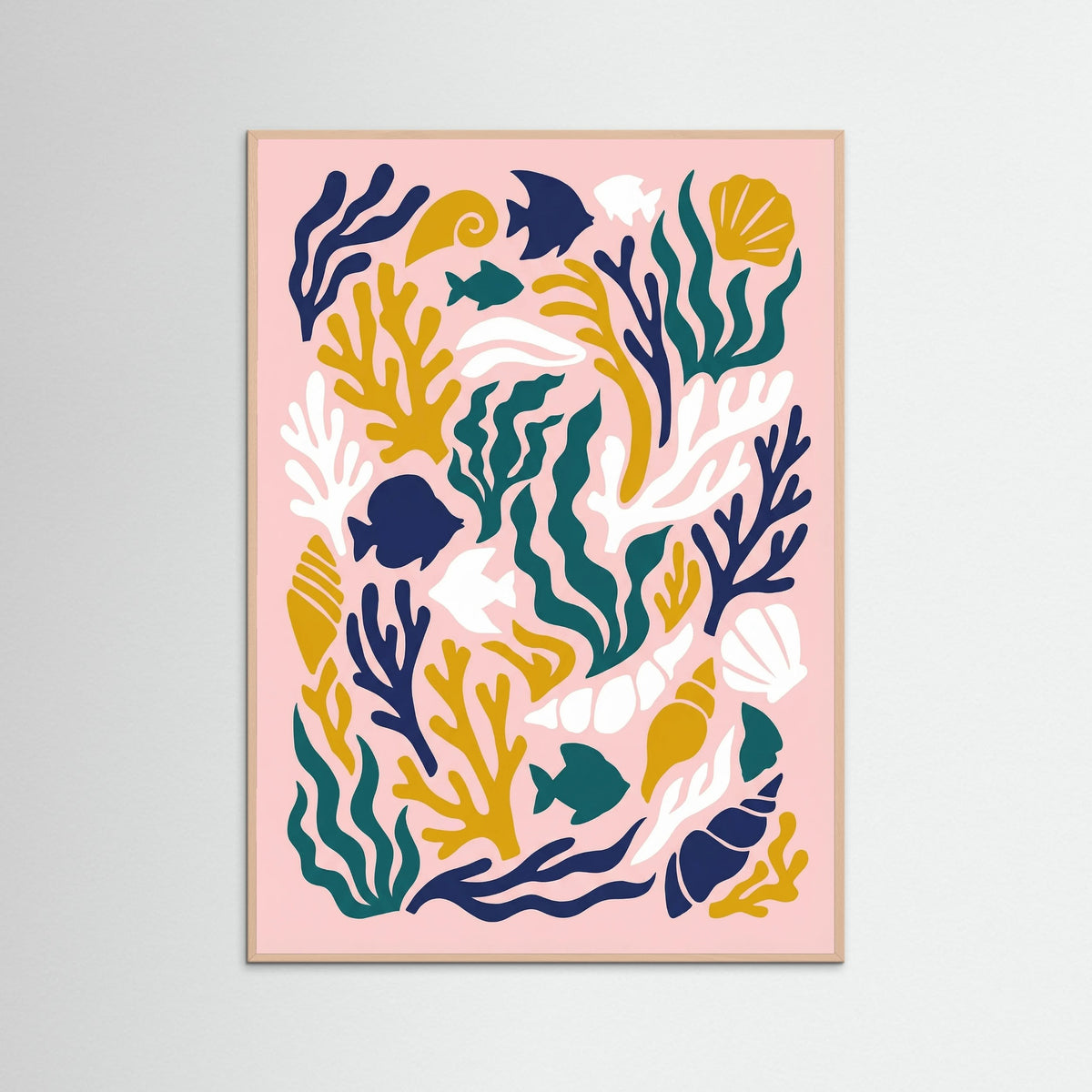 Rose Wood Vibrant Paper Cutouts