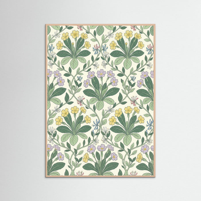Rose Wood Victorian Floral Harmony