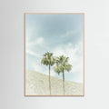 Vintage Palm Trees in the desert Poster – Poster und Kunstdruck