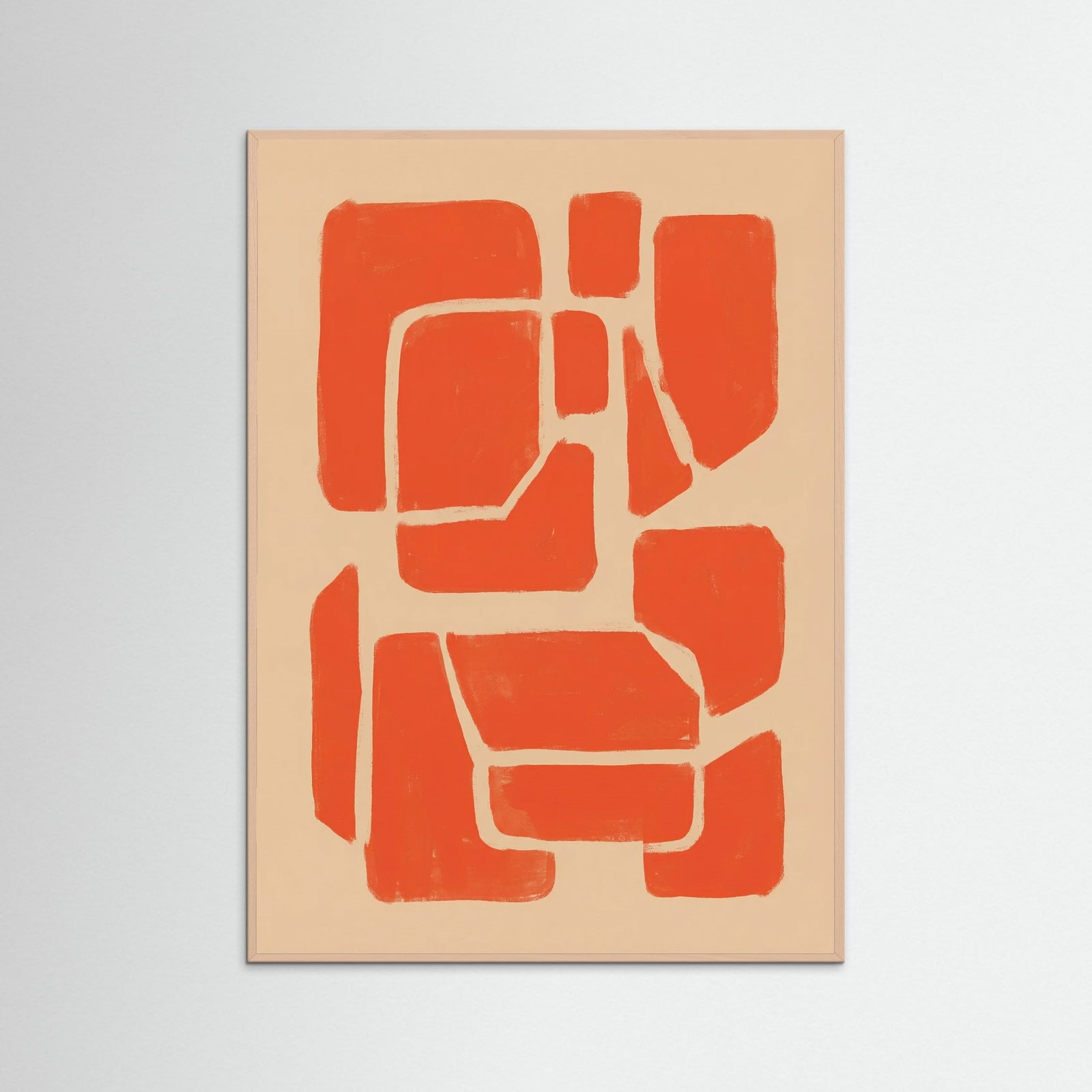 Rose Wood Warm Geometry