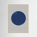 Poster Watercolor Circle and Stripes – poster e stampa artistica