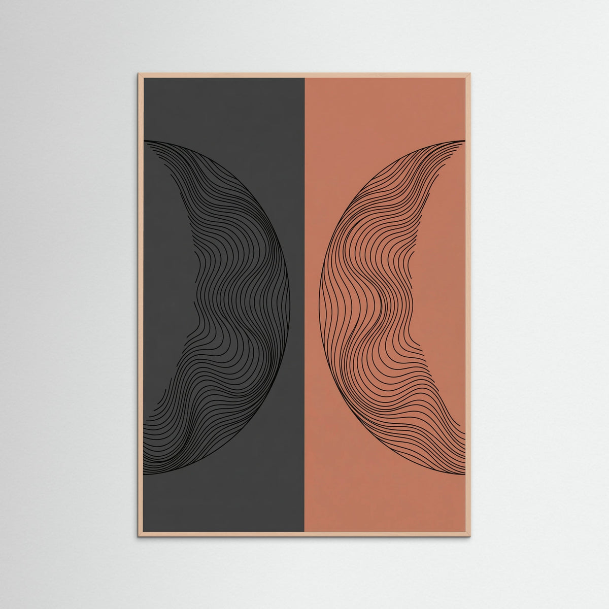 Rose Wood Wavy Harmony