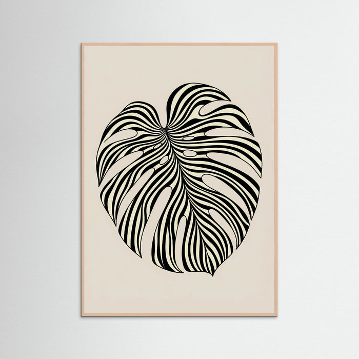 Rose Wood Wavy Silhouette