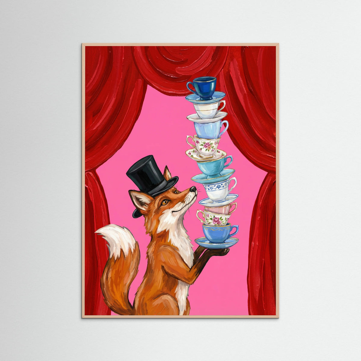 Rose Wood Whimsical Duck Gathering