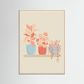 Rose Wood Whimsical Floral Vase