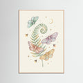 Rose Wood Whimsical Forest Fungi