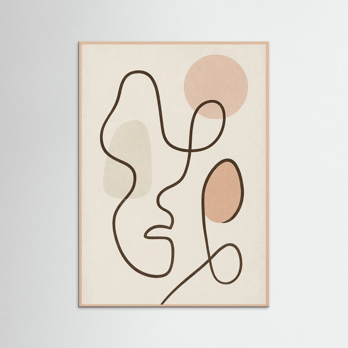 Rose Wood Whimsical Linescape