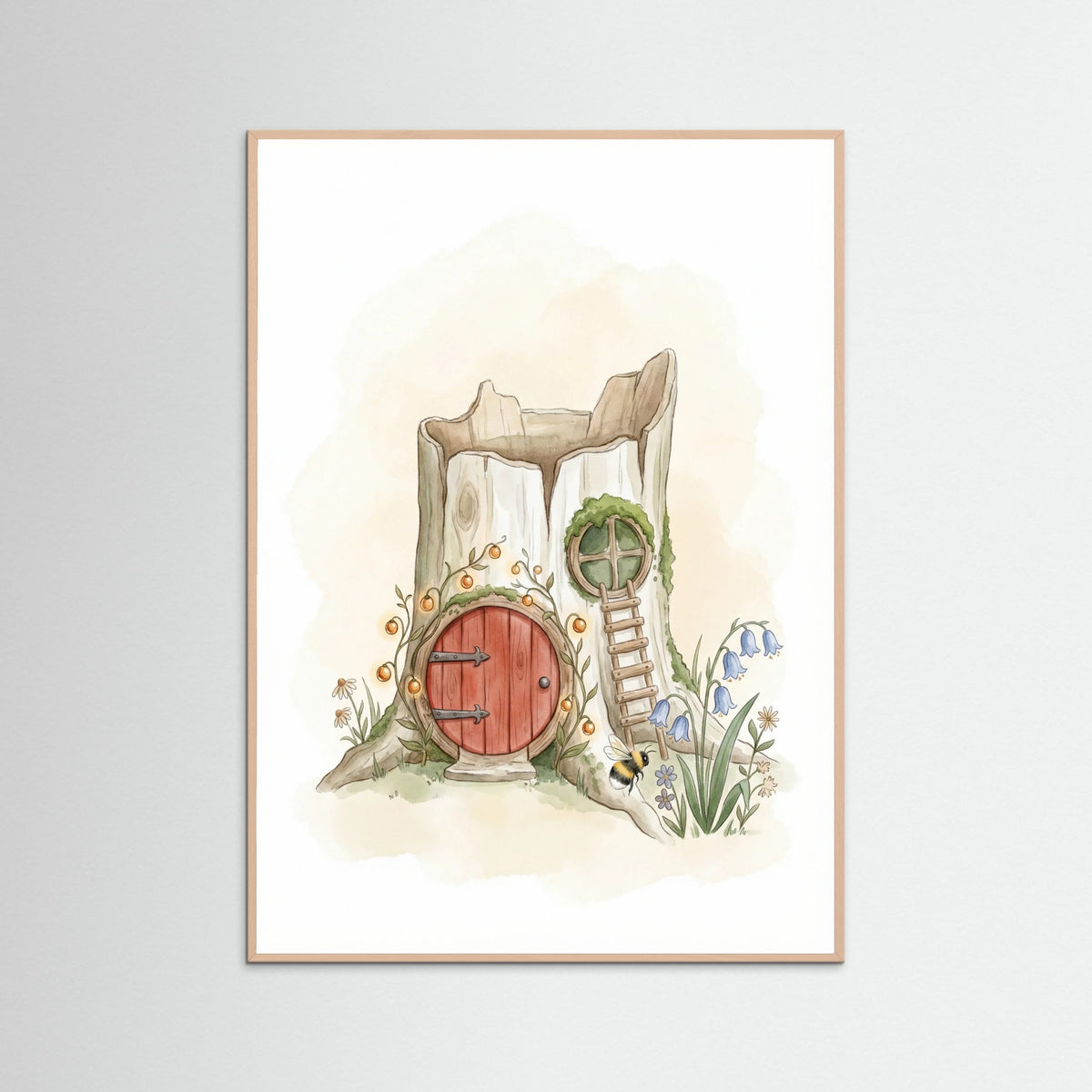 Rose Wood Whimsical Mushroom Homes