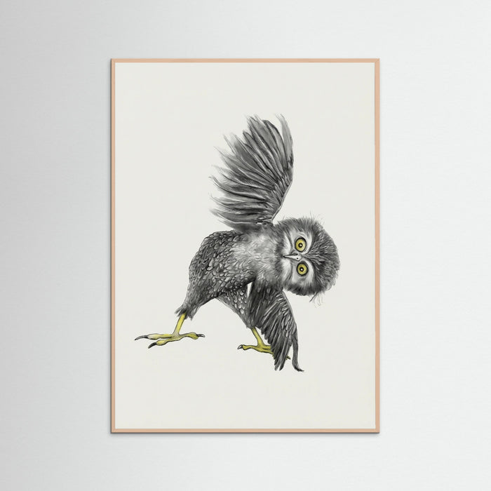 Rose Wood Whimsical Owl Yoga