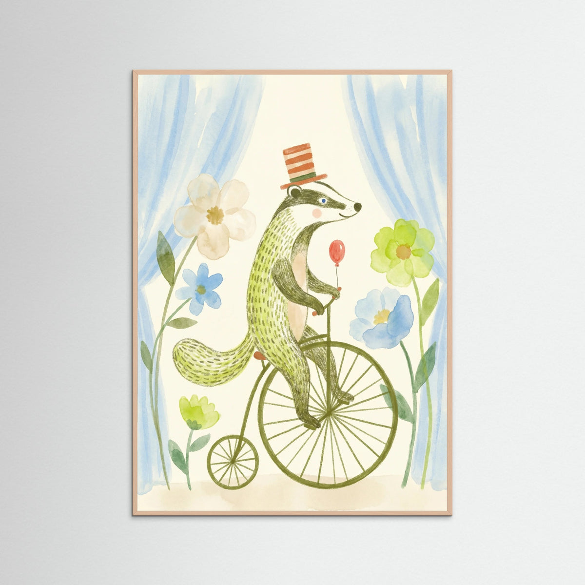 Rose Wood Whimsical Wheeled Wonder