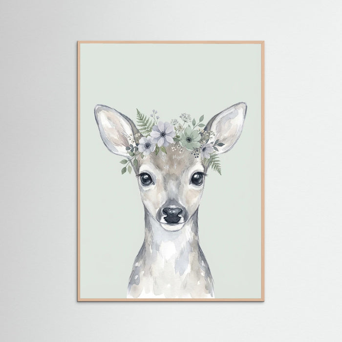 Rose Wood Whimsical Woodland Raccoon
