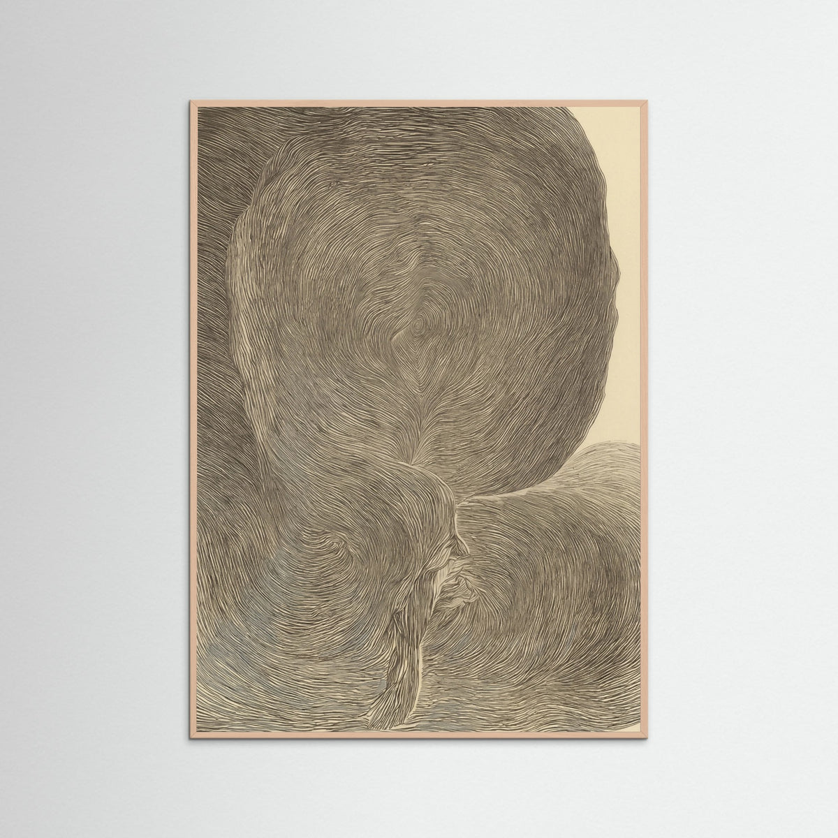 Rose Wood Whispering Contours