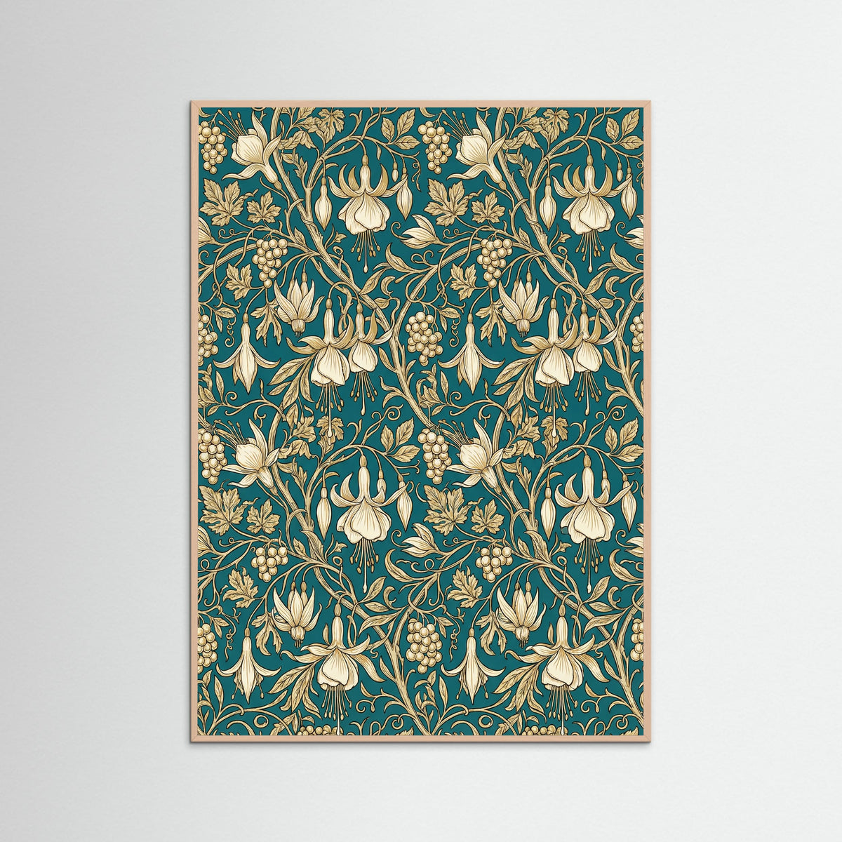 Rose Wood Wild Tulip Pattern