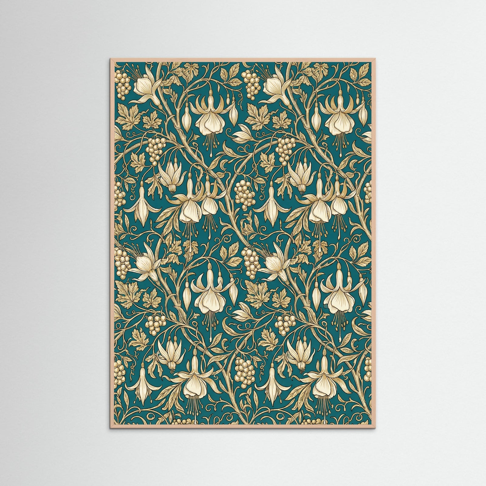 Rose Wood Wild Tulip Pattern