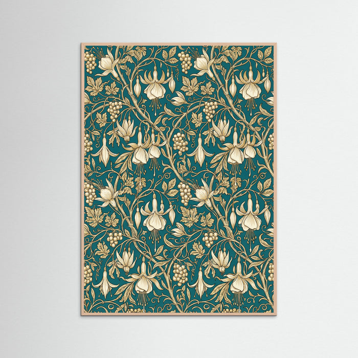 Rose Wood Wild Tulip Pattern