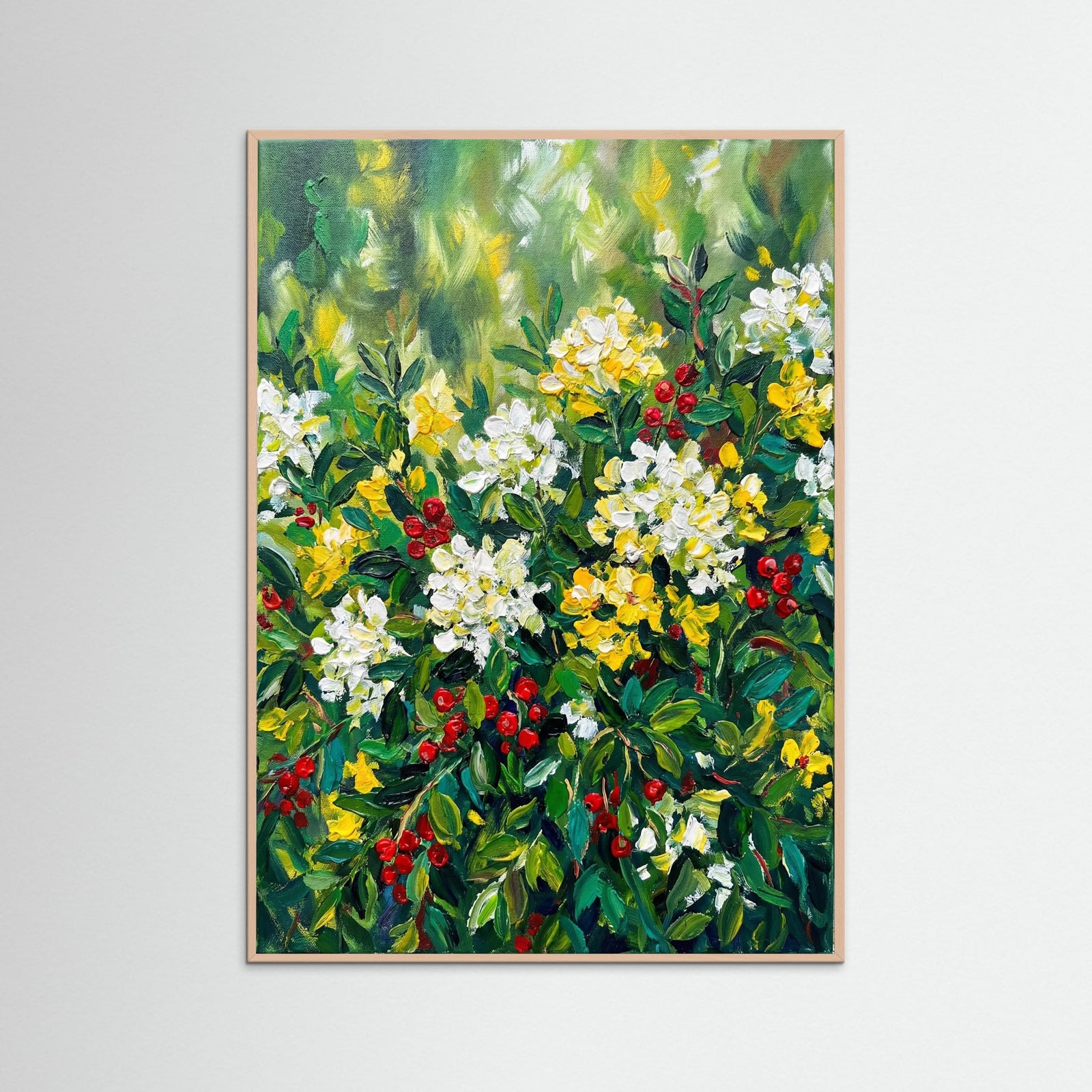 Rose Wood Wildflower Burst