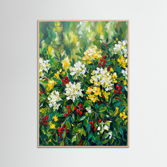 Rose Wood Wildflower Burst