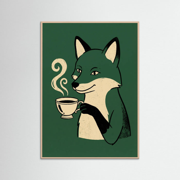 Rose Wood Wine OClock Cat