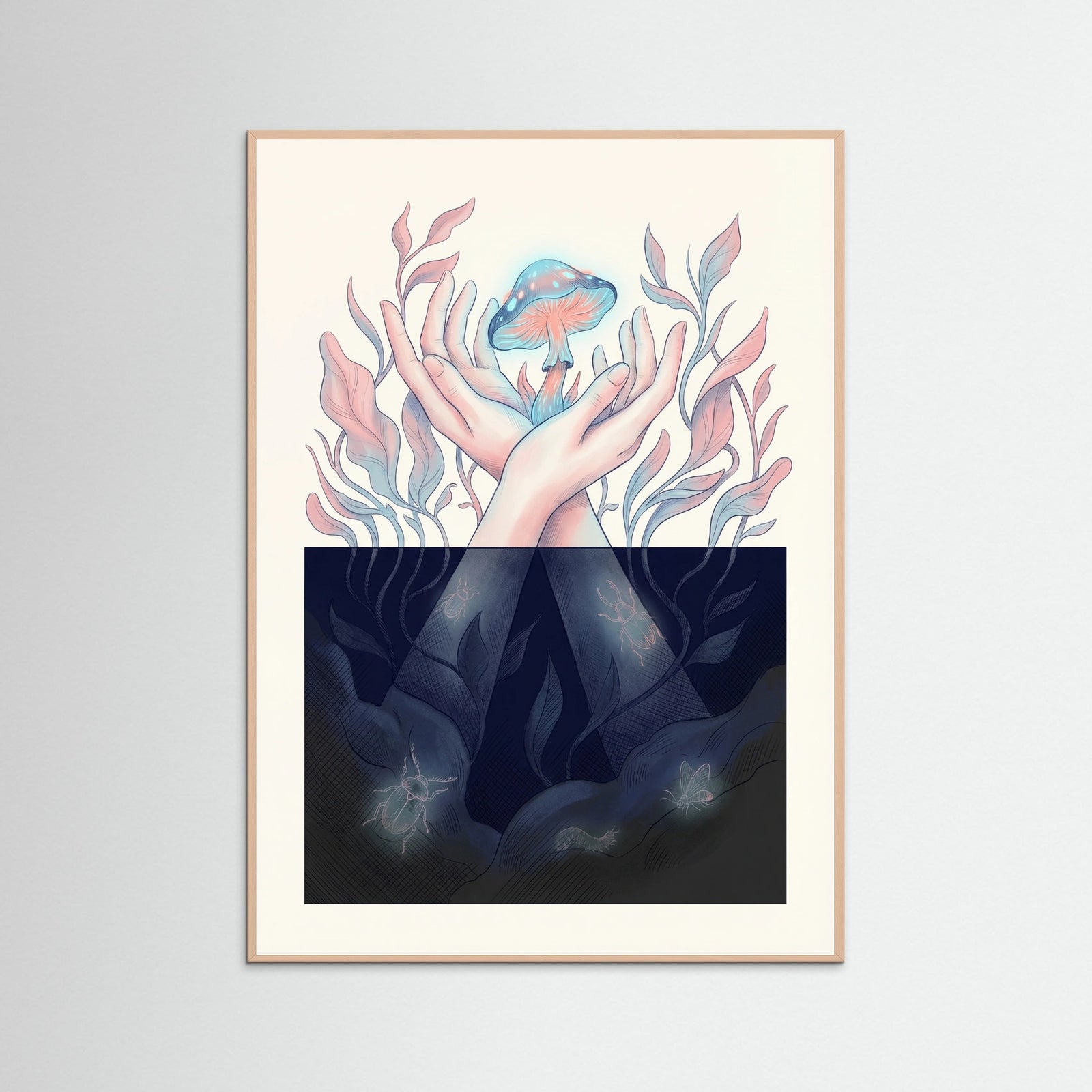 Rose Wood Winged Contemplation