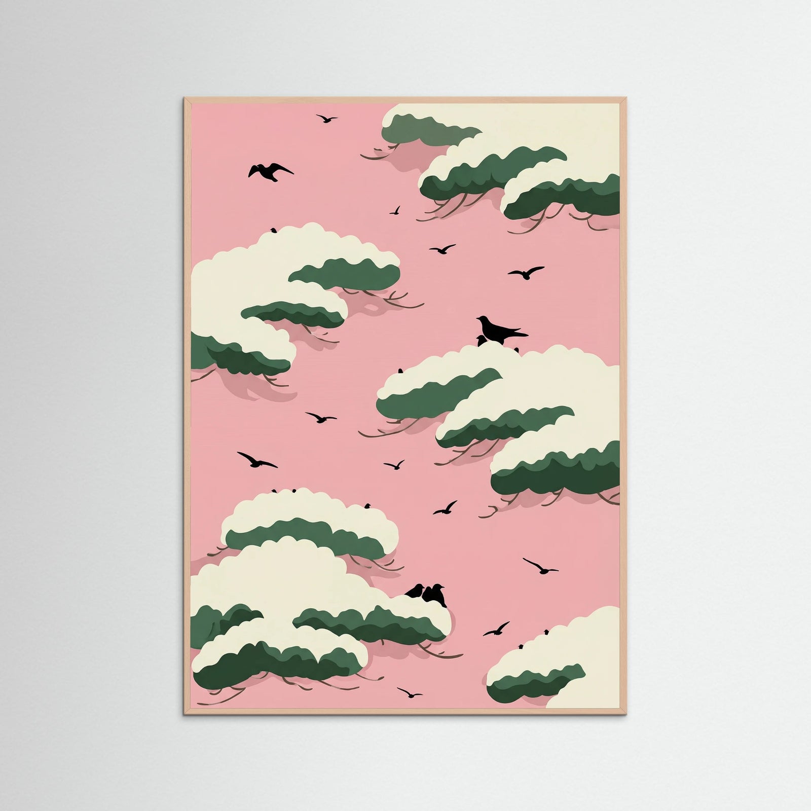 Rose Wood Winter Cloud Serenity