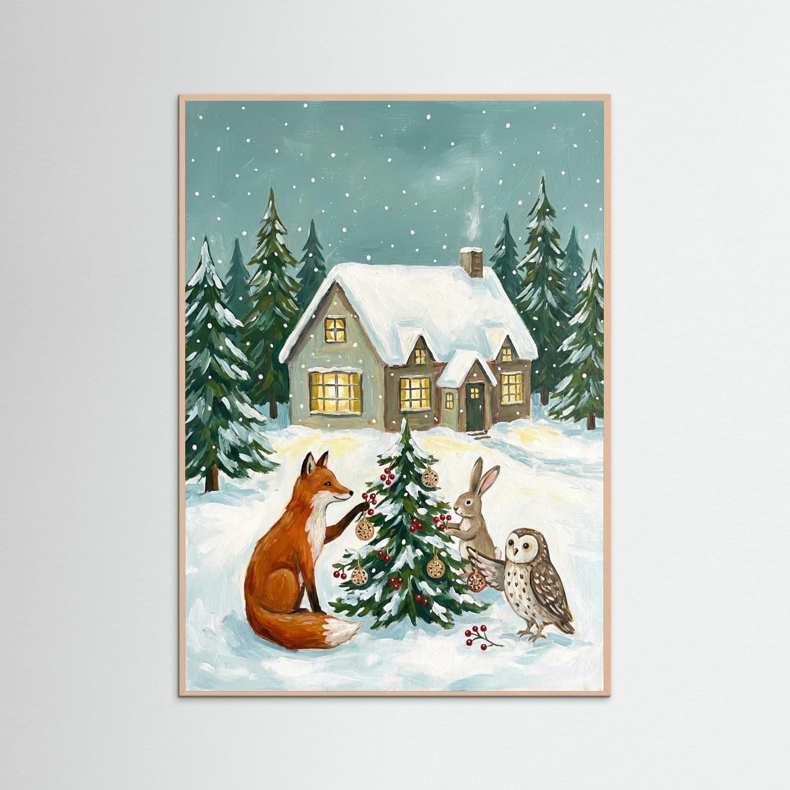 Rose Wood Winter Merriment