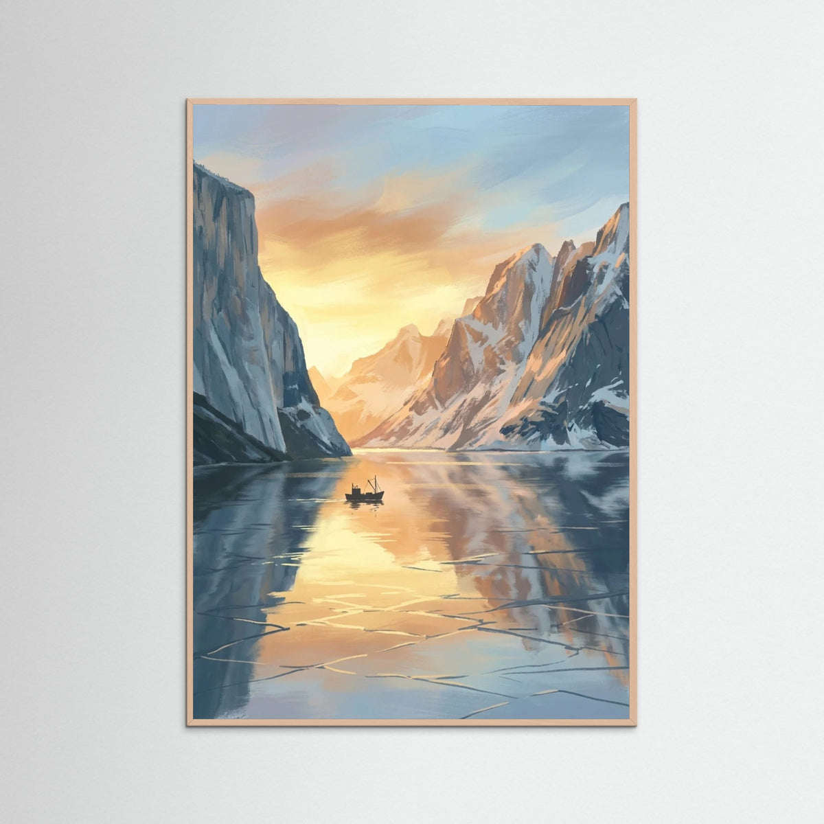 Rose Wood Winter Peaks Glow