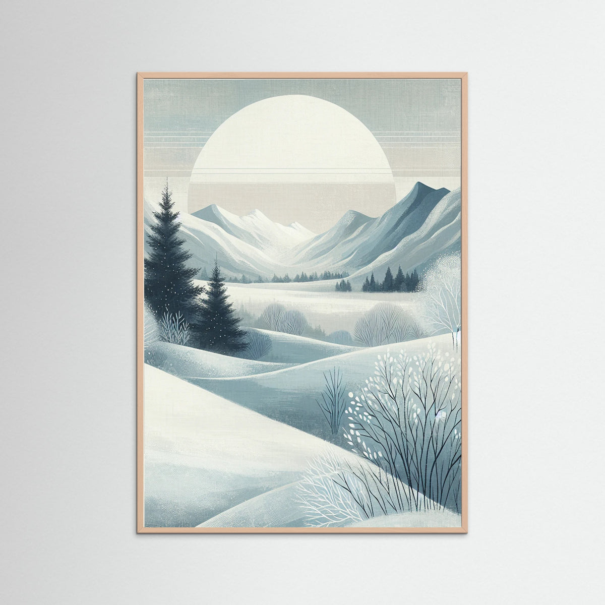 Rose Wood Winter Silence