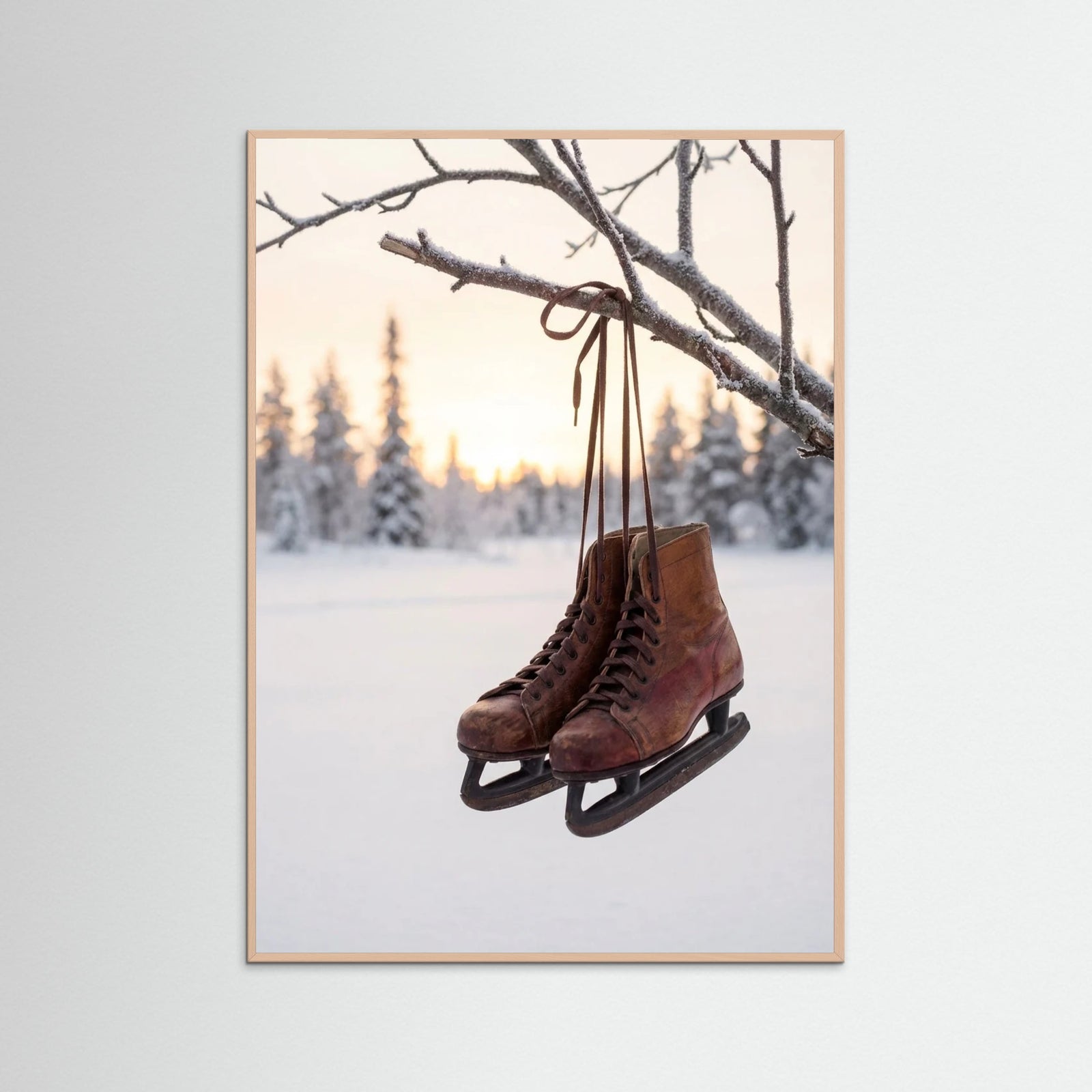 Rose Wood Winter Sled Serenity