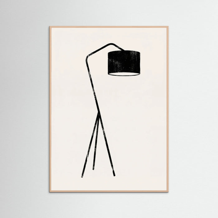 Rose Wood Wishbone Silhouette