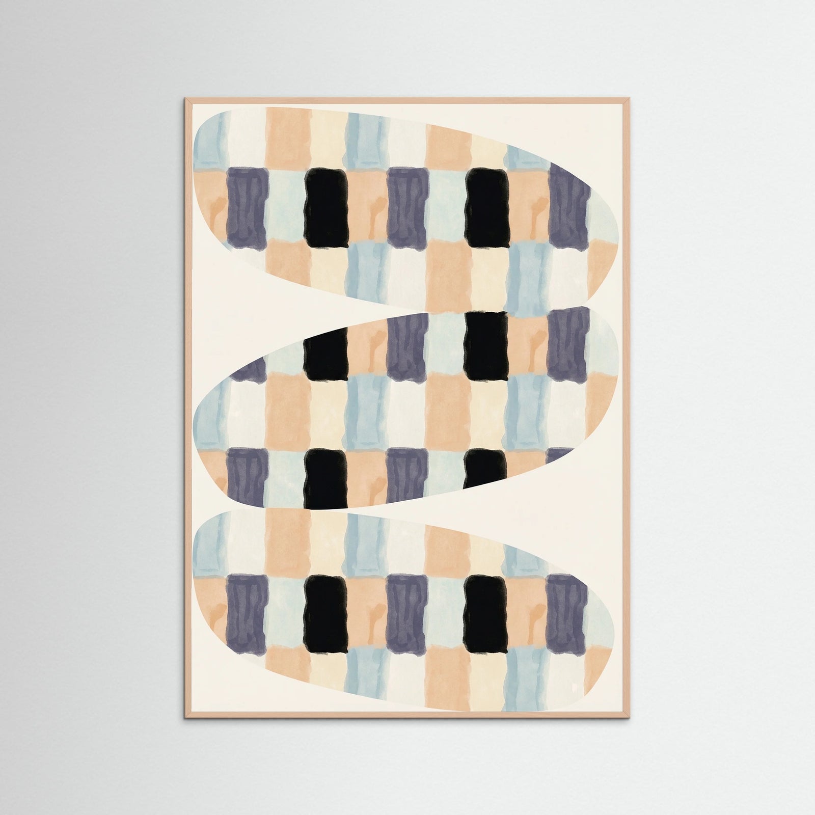 Rose Wood Woven Flow