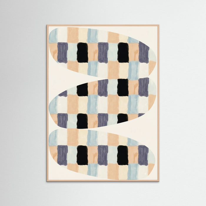 Rose Wood Woven Flow