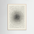Rose Wood Woven Grid Study