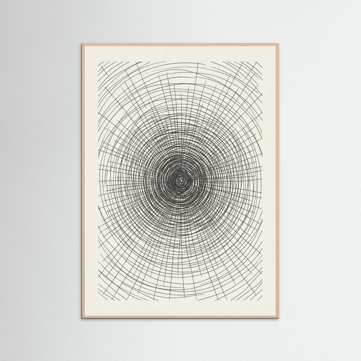 Rose Wood Woven Grid Study