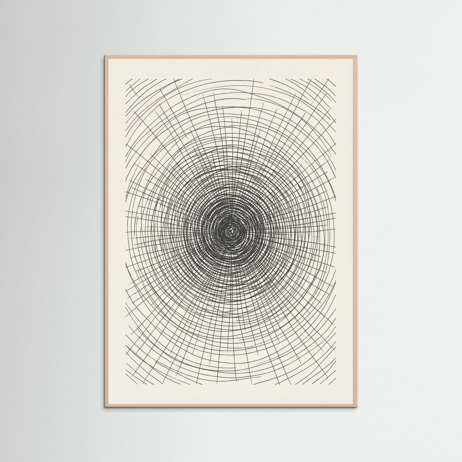 Rose Wood Woven Grid Study