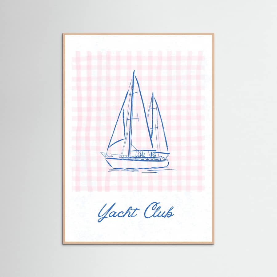 Póster Yacht Club – póster e impresión artística