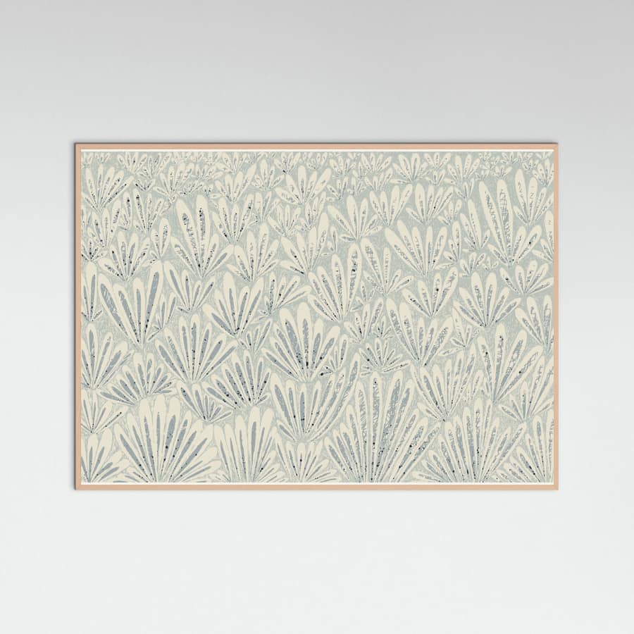 calming essentials meadow chalky blue Poster – poster and art print