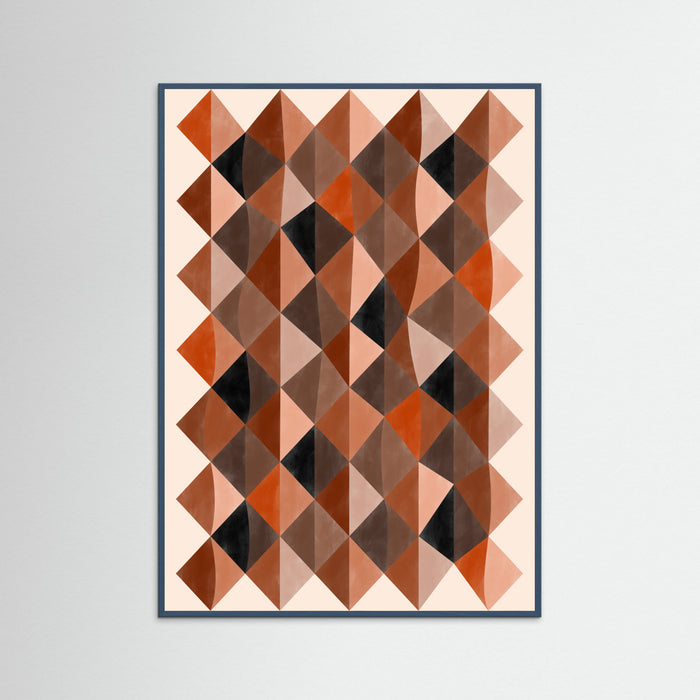 Teal Wood 3x4 25 Poster